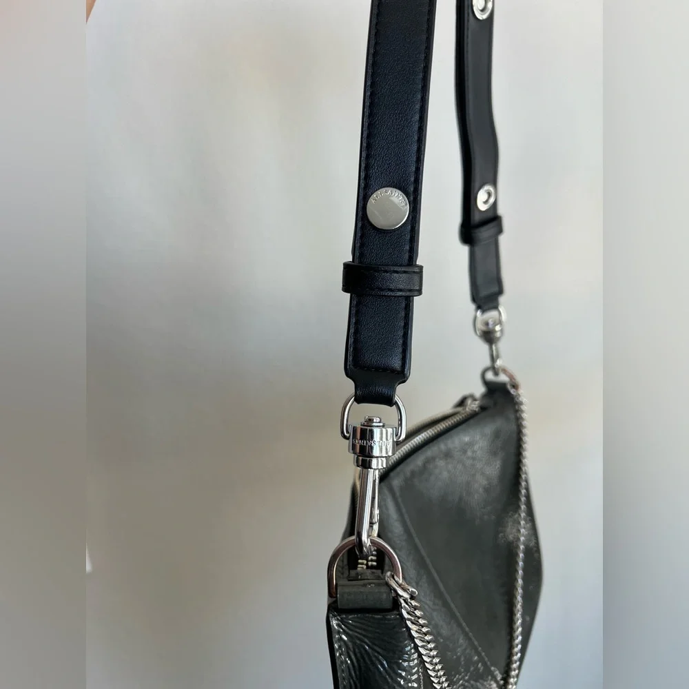 All Saints - Eve Leather Crossbody Bag - Picture 4 of 7